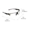 Allen Co Outlook Shooting Safety Glasses, Clear Lenses, ANSI Z87.1+ & CE Rated 2383 - alternate 3